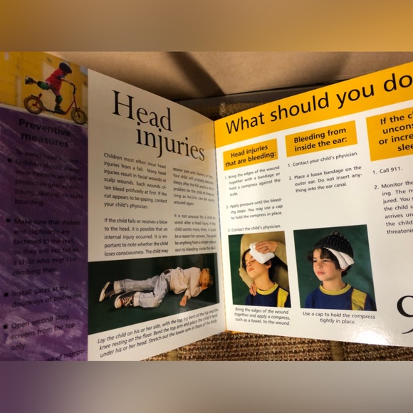 First Aid for Parents, Medical Emergency 911 procedures, quick reference, tips - Picture 5 of 7